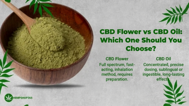 CBD Flower vs CBD Oil